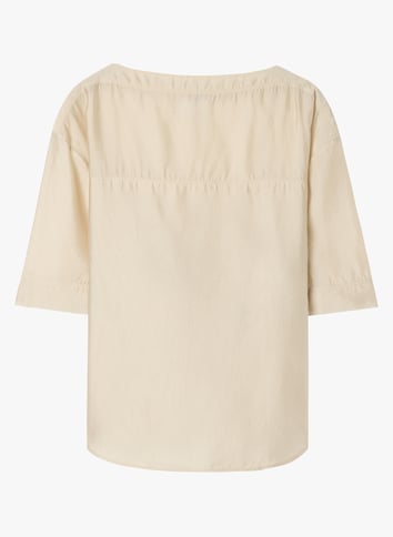 Plain round-neck T-shirt FILIPPA K Beige